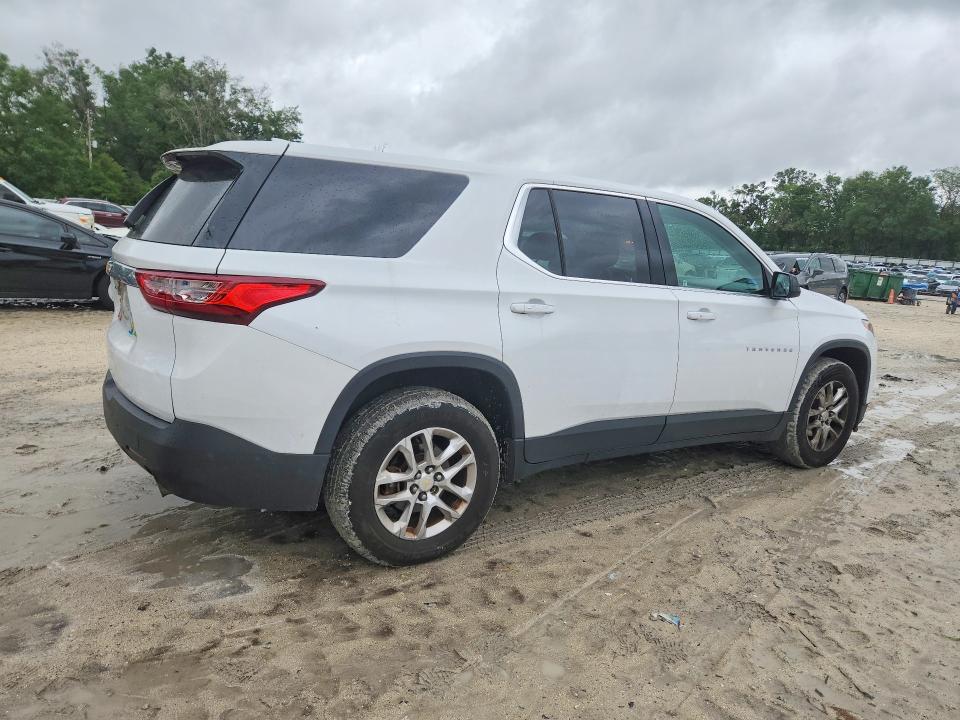 49234116 :رقم المزاد ، 1GNEVFKW5KJ158107 vin ، 2019 Chev Traverse مزاد بيع
