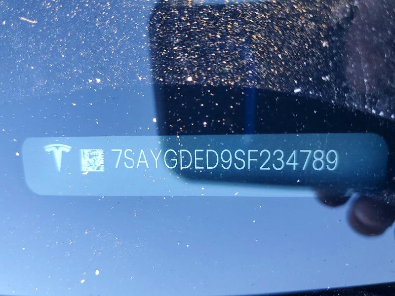 Продаж на аукціоні авто 2025 Tesla Model Y, vin: 7SAYGDED9SF234789, номер лоту: 49007296