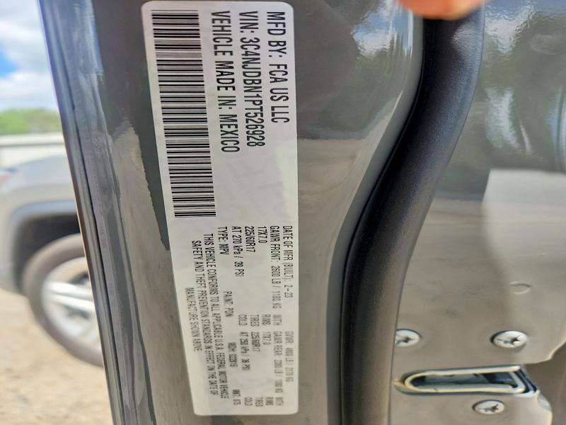 Продажа на аукционе авто 2023 Jeep Compass, vin: 3C4NJDBN1PT526928, номер лота: 50131406