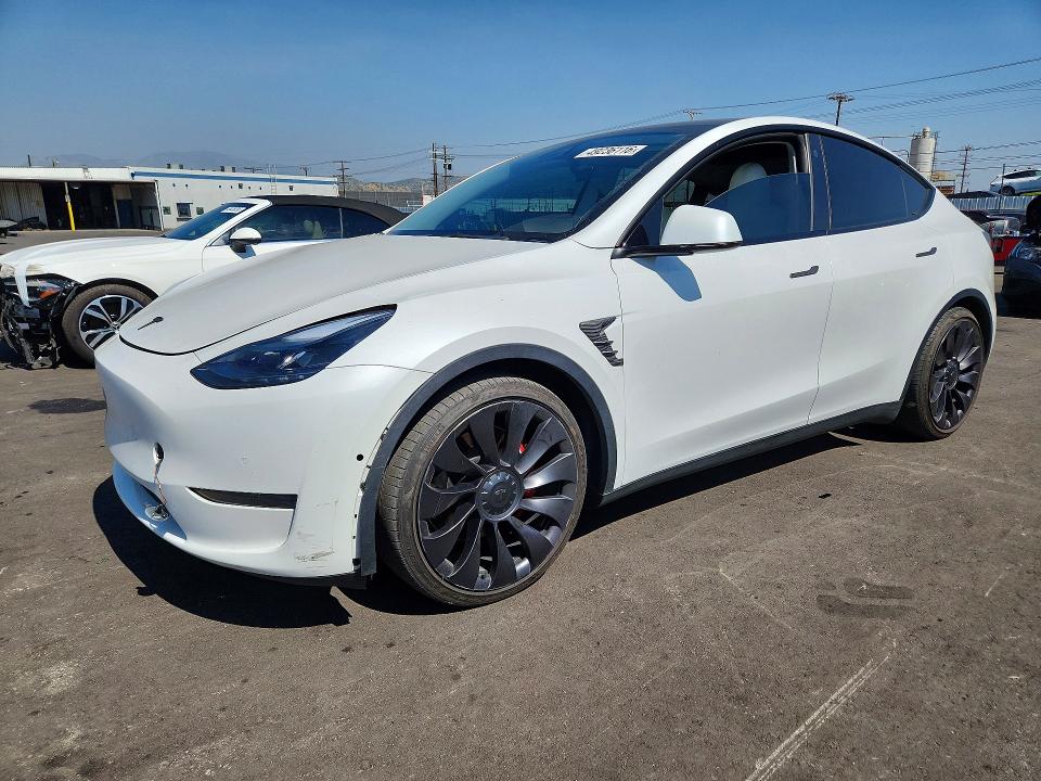49236116 :رقم المزاد ، 7SAYGDEF7NF407649 vin ، 2022 Tesla Model Y مزاد بيع