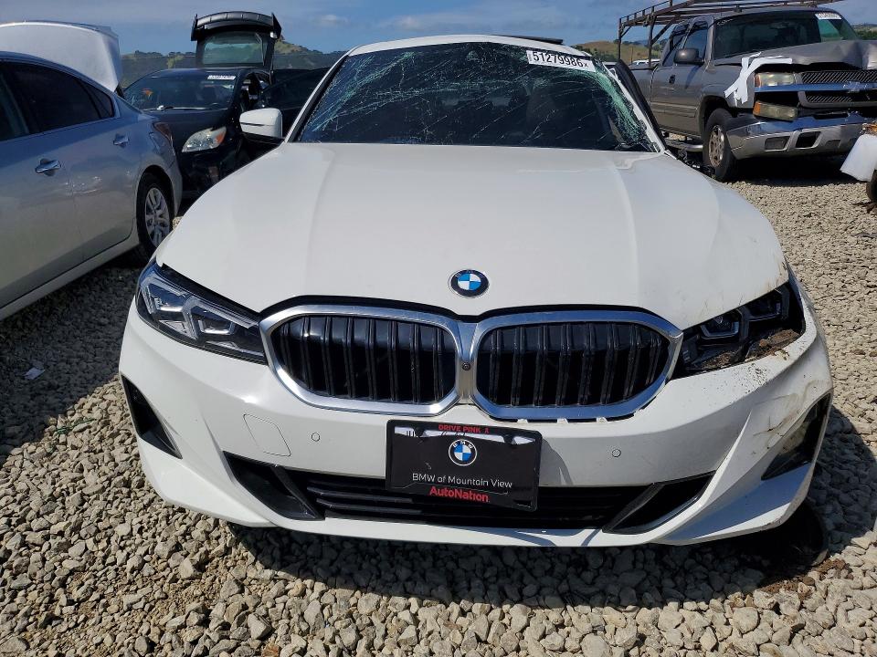 2023 Bmw 330i მანქანა იყიდება აუქციონზე, vin: 3MW69FF00P8D14500, აუქციონის ნომერი: 51279986