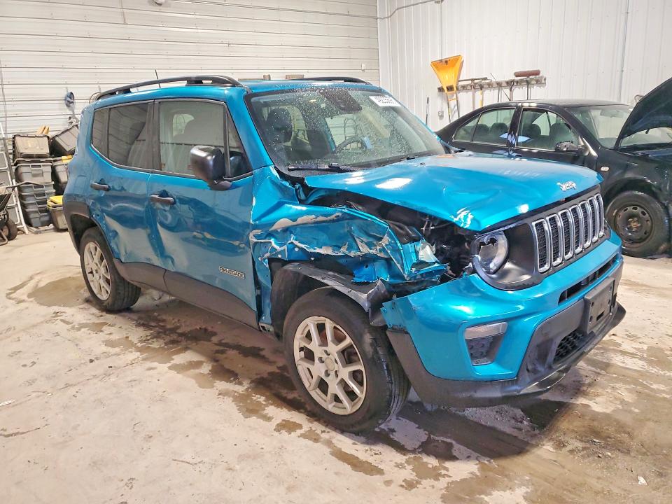 2021 Jeep Renegade მანქანა იყიდება აუქციონზე, vin: ZACNJDAB6MPM18120, აუქციონის ნომერი: 49235696