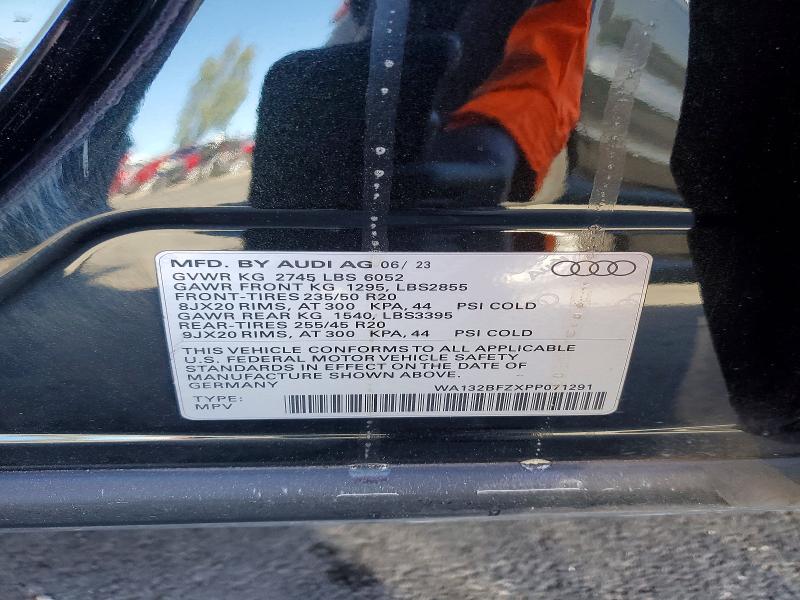 Продаж на аукціоні авто 2023 Audi Q4 E-tron, vin: WA132BFZXPP071291, номер лоту: 48566436