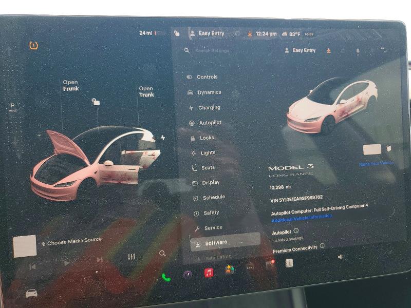 45926416 :رقم المزاد ، 5YJ3E1EA9SF989782 vin ، 2025 Tesla Model 3 مزاد بيع