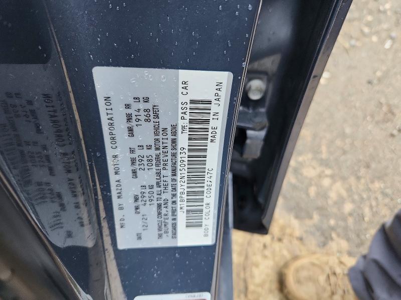 Продаж на аукціоні авто 2022 Mazda 3, vin: JM1BPBJY2N1509139, номер лоту: 48534986