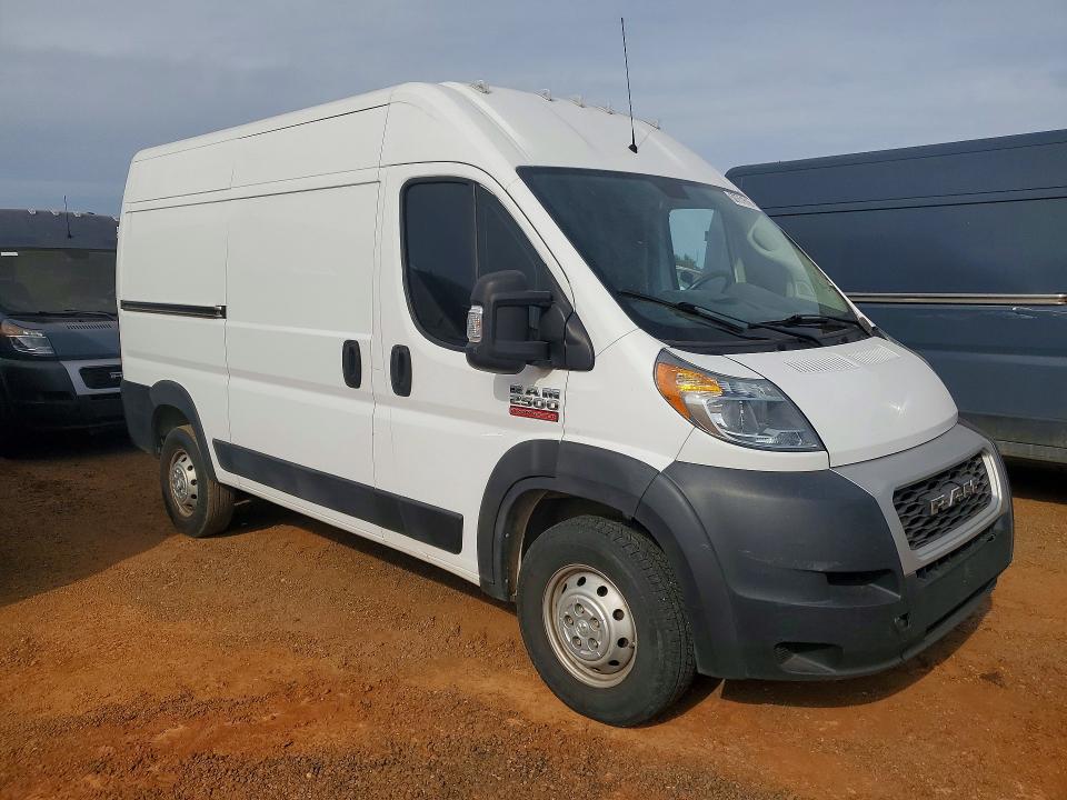 2019 Ram Promaster 2500 მანქანა იყიდება აუქციონზე, vin: 3C6TRVCG7KE516026, აუქციონის ნომერი: 50751616