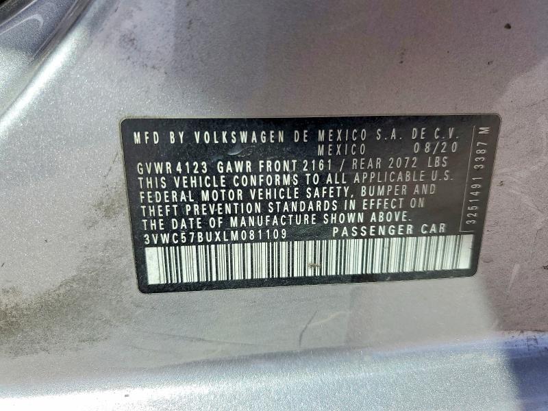 49588756 :رقم المزاد ، 3VWC57BUXLM081109 vin ، 2020 Volkswagen Beetle مزاد بيع