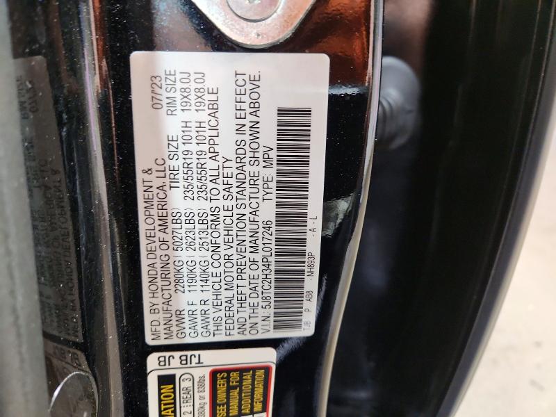 Продаж на аукціоні авто 2023 Acura Rdx, vin: 5J8TC2H34PL017246, номер лоту: 49712926