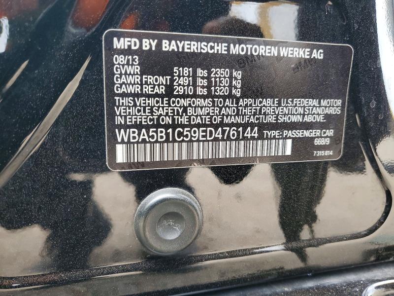 Aukcja sprzedaży 2014 Bmw 535, vin: WBA5B1C59ED476144, numer aukcji: 51345656