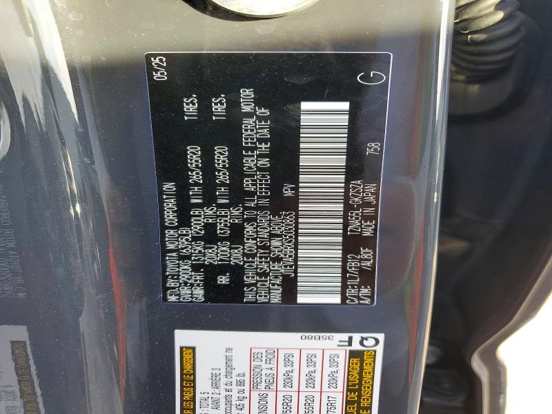 50142526 :رقم المزاد ، JTEVA5BRXS5030863 vin ، 2025 Toyota 4runner مزاد بيع