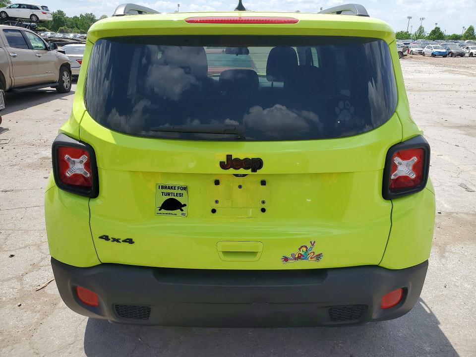 Продажа на аукционе авто 2018 Jeep Renegade, vin: ZACCJBAB6JPH94276, номер лота: 50954986