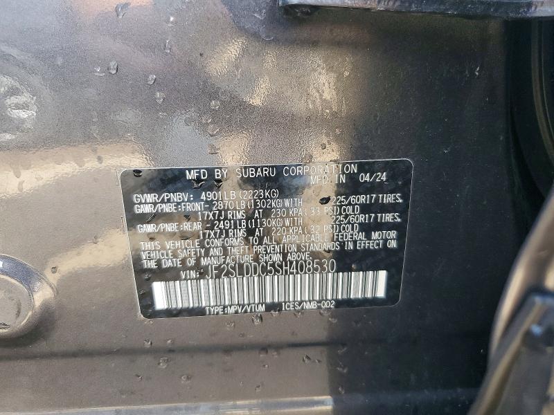 Продажа на аукционе авто 2025 Subaru Forester, vin: JF2SLDDC5SH408530, номер лота: 50771906