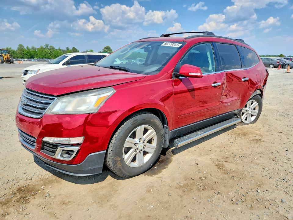 50276346 :رقم المزاد ، 1GNKVHKD1EJ187265 vin ، 2014 Chevrolet Traverse مزاد بيع
