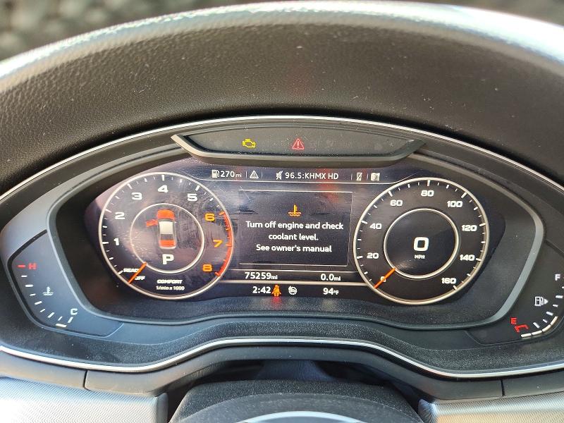 2018 Audi A4 მანქანა იყიდება აუქციონზე, vin: WAULMAF42JA217608, აუქციონის ნომერი: 49063286