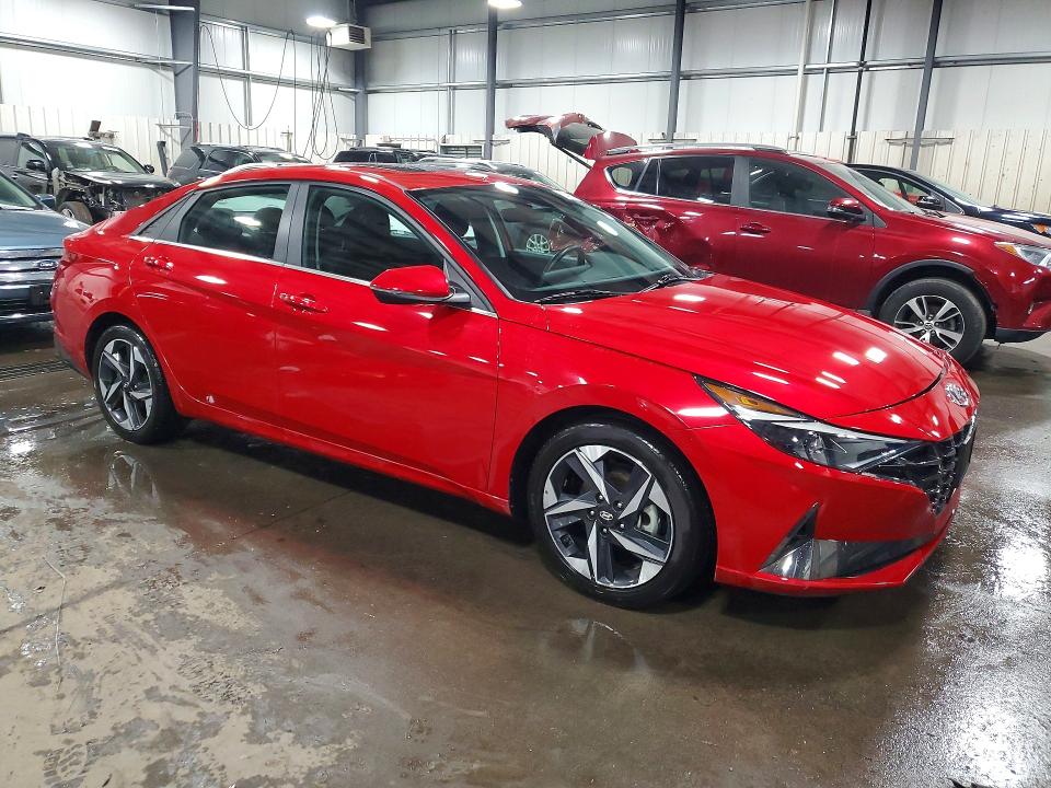 50485456 :رقم المزاد ، 5NPLN4AG7NH077931 vin ، 2022 Hyundai Elantra مزاد بيع