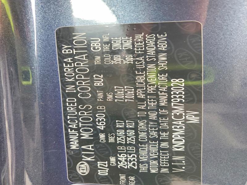 Продажа на аукционе авто 2021 Kia Sportage, vin: KNDPM3AC3M7933028, номер лота: 51178826