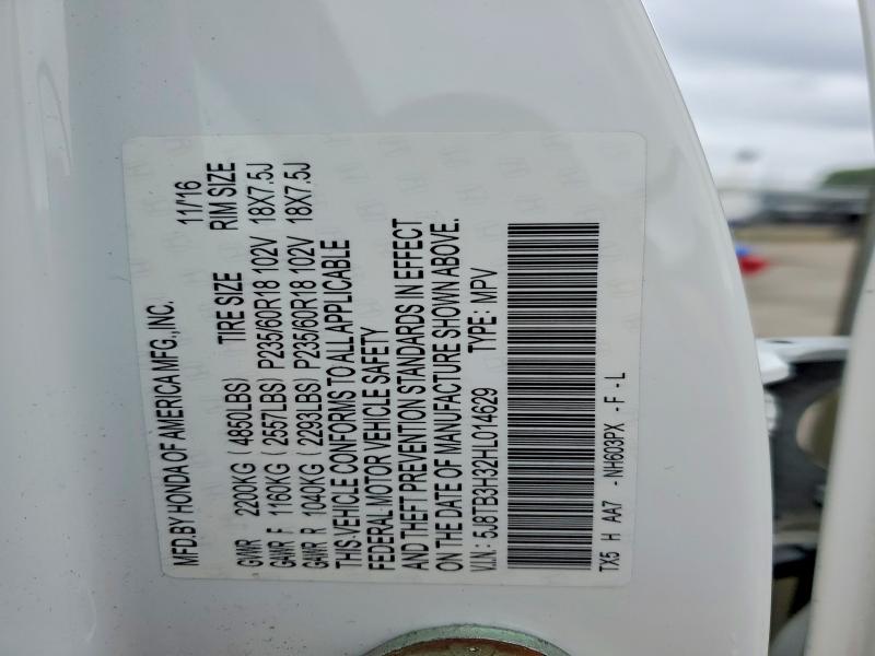 Aukcja sprzedaży 2017 Acura Rdx, vin: 5J8TB3H32HL014629, numer aukcji: 48058516
