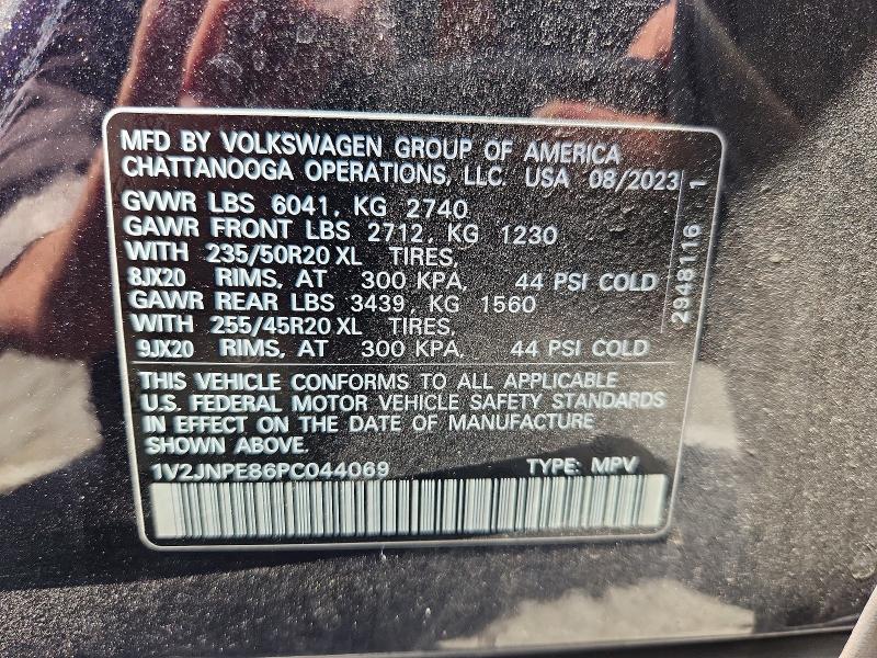 Aukcja sprzedaży 2023 Volkswagen Id.4, vin: 1V2JNPE86PC044069, numer aukcji: 48116486