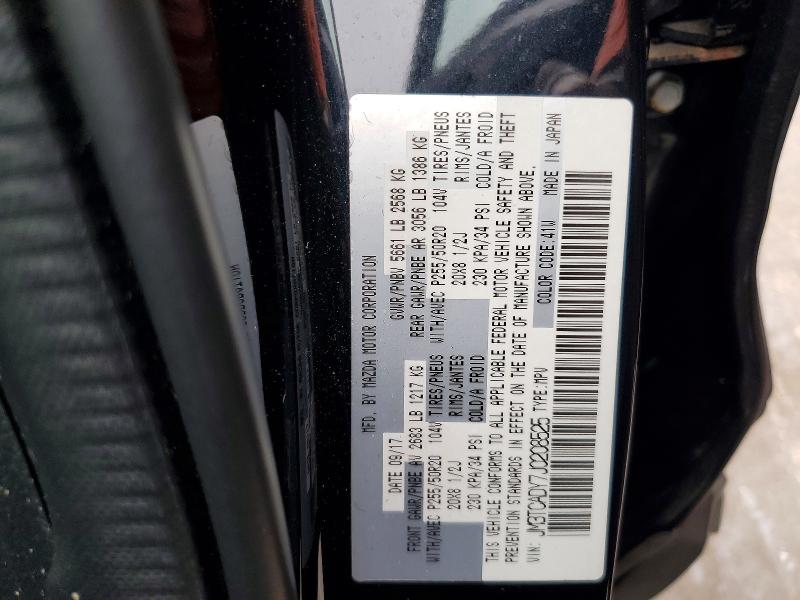 Продаж на аукціоні авто 2018 Mazda Cx-9, vin: JM3TCADY7J0208525, номер лоту: 48289216