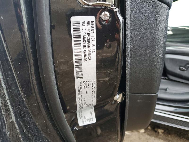 Продажа на аукционе авто 2021 Chrysler Pacifica, vin: 2C4RC3GG6MR600133, номер лота: 51546266