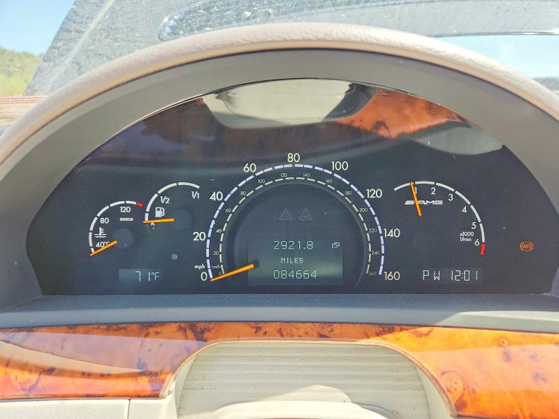 Aukcja sprzedaży 2002 Mercedes-benz S, vin: WDBNG73J72A229270, numer aukcji: 48475196