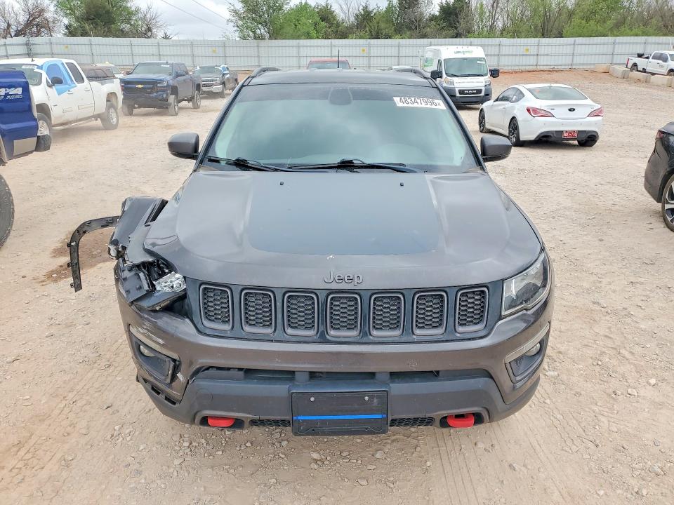 2019 Jeep Compass მანქანა იყიდება აუქციონზე, vin: 3C4NJDDB5KT722172, აუქციონის ნომერი: 48347996