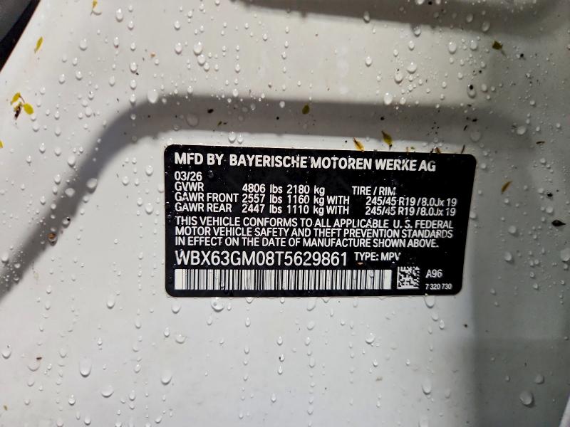 51555906 :رقم المزاد ، WBX63GM08T5629861 vin ، 2026 Bmw X2 مزاد بيع