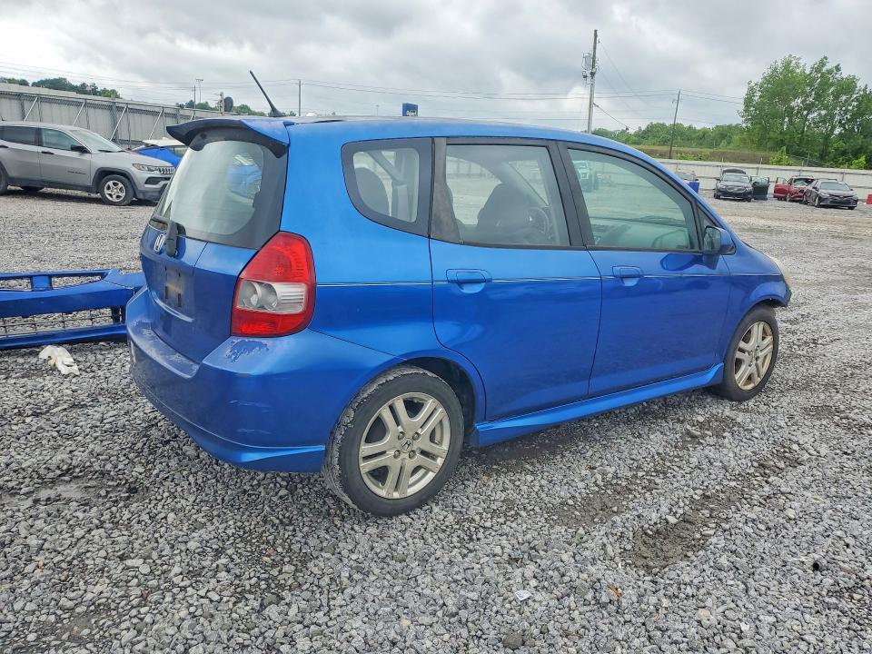 2007 Honda Fit მანქანა იყიდება აუქციონზე, vin: JHMGD38607S050858, აუქციონის ნომერი: 51184736