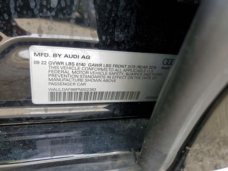 Aukcja sprzedaży 2023 Audi A8, vin: WAULDAF88PN002383, numer aukcji: 50505356