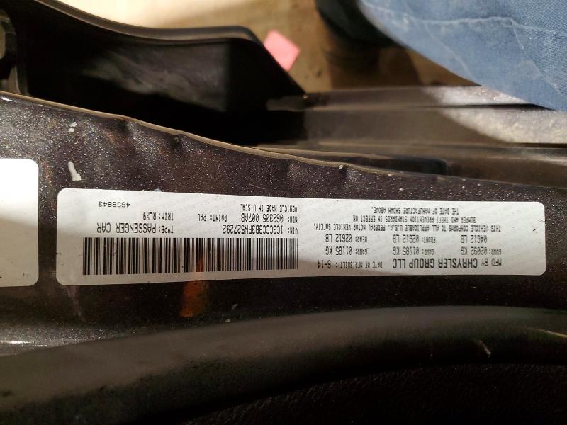 Auction sale of the 2015 Chrysler 200, vin: 1C3CCCBB3FN527292, lot number: 49994616