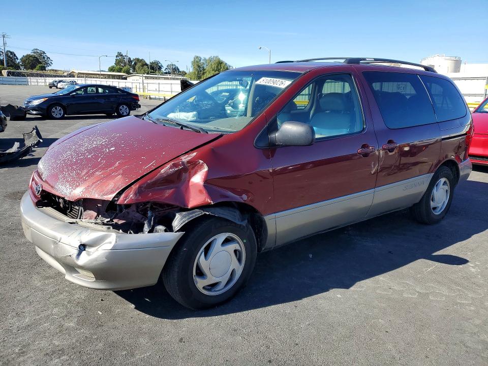 2002 Toyota Sienna მანქანა იყიდება აუქციონზე, vin: 4T3ZF13C82U490364, აუქციონის ნომერი: 51009026