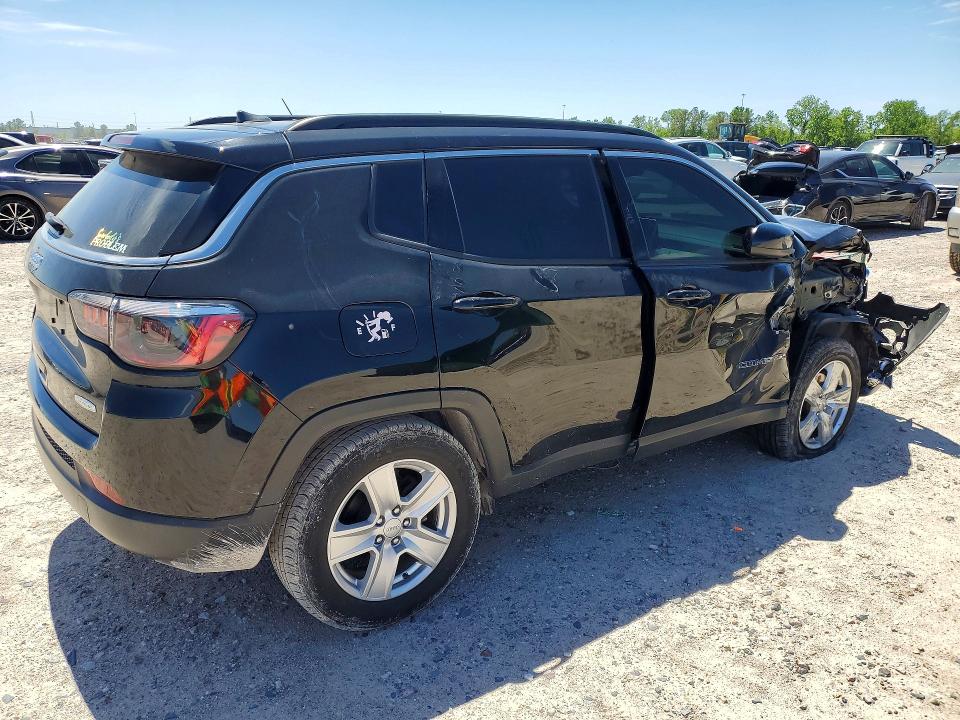 Продаж на аукціоні авто 2022 Jeep Compass, vin: 3C4NJCBB6NT137697, номер лоту: 49180496