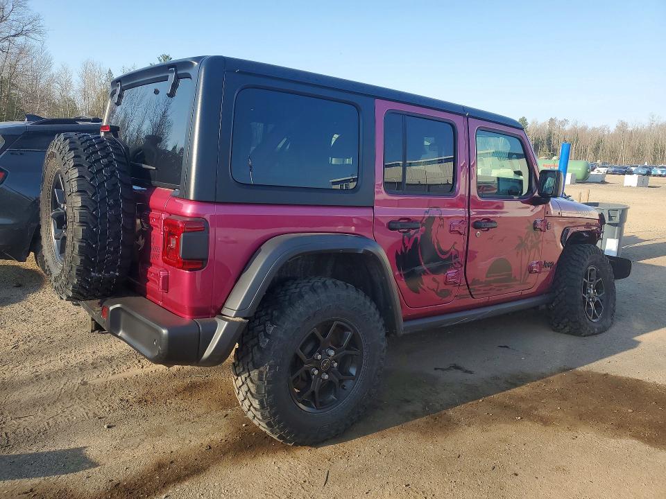 49916166 :رقم المزاد ، 1C4PJXDG3RW318135 vin ، 2024 Jeep Wrangler مزاد بيع
