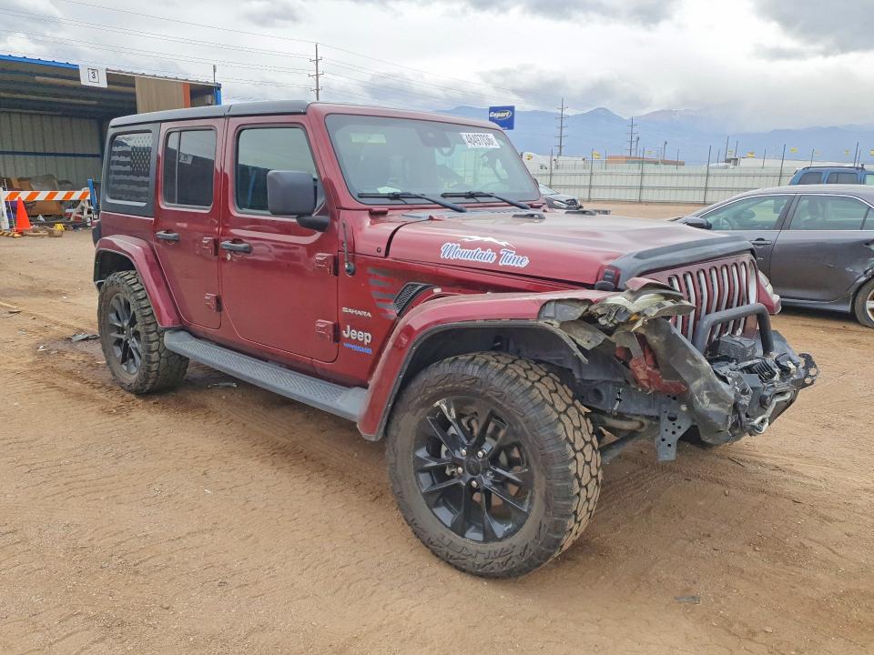 Aukcja sprzedaży 2021 Jeep Wrangler Unlimited, vin: 1C4JJXP65MW822123, numer aukcji: 48497036