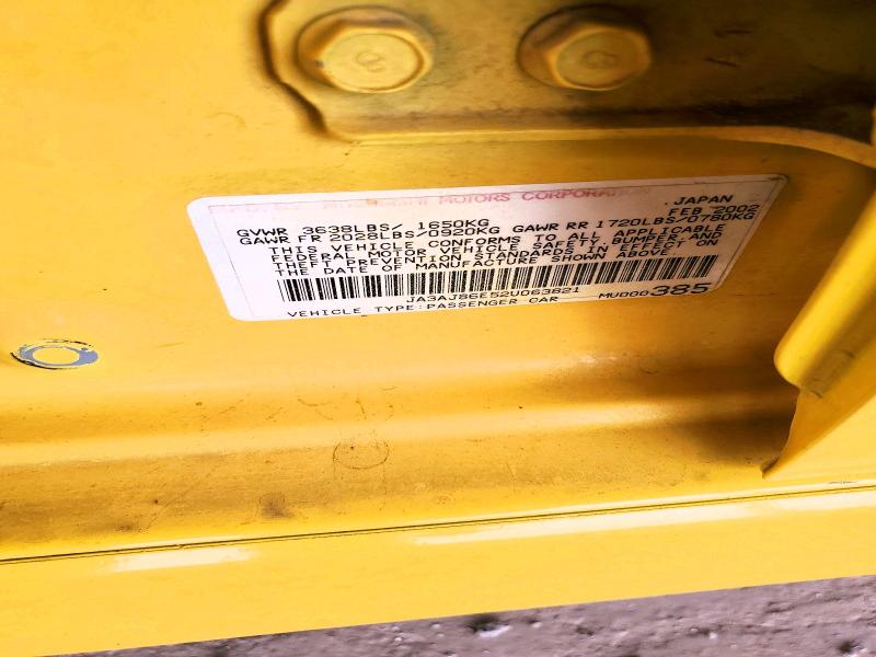 Aukcja sprzedaży 2002 Mitsubishi Lancer, vin: JA3AJ86E52U063821, numer aukcji: 50390886