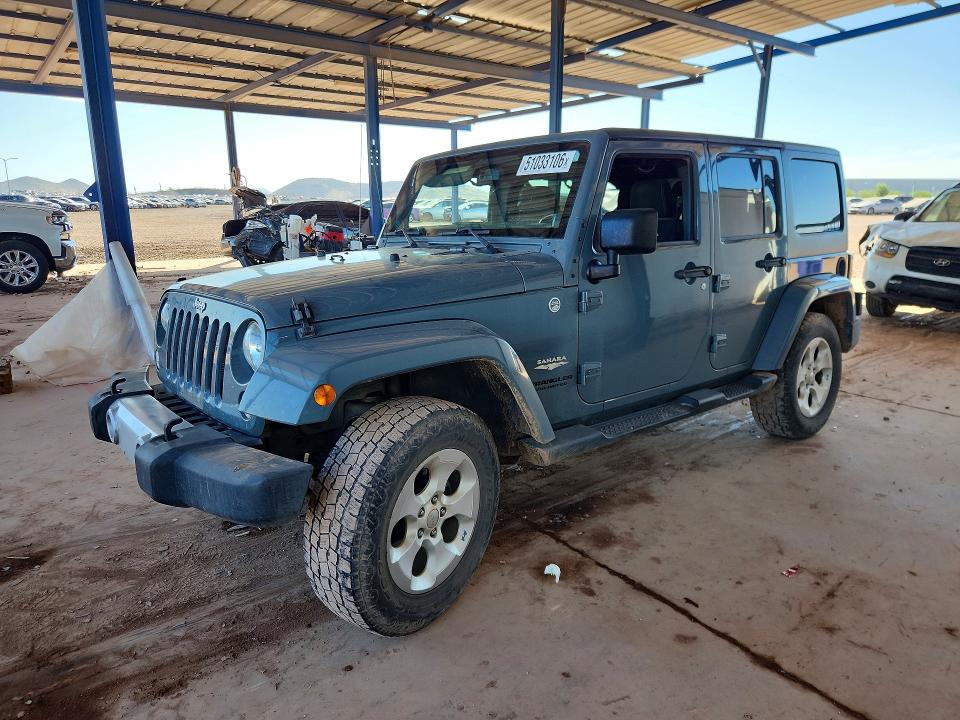 51033106 :رقم المزاد ، 1C4BJWEGXEL172606 vin ، 2014 Jeep Wrangler Unlimited مزاد بيع