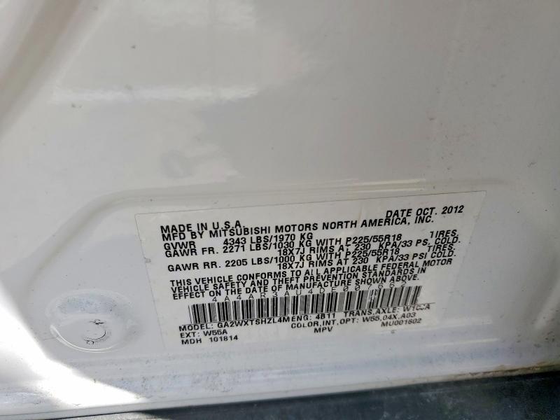 Продаж на аукціоні авто 2013 Mitsubishi Outlander Sport, vin: 4A4AR3AU4DE007662, номер лоту: 52011856