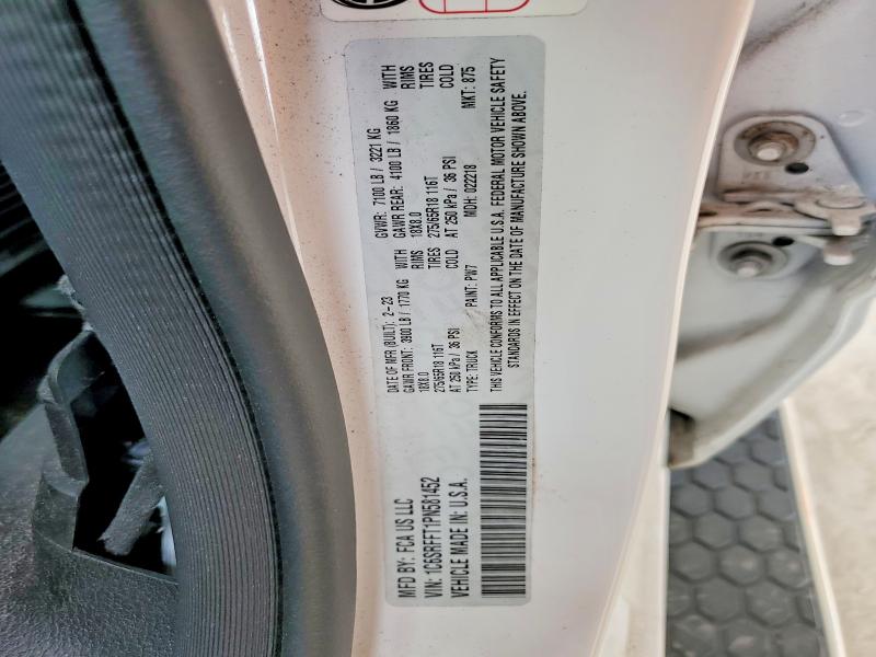 49645886 :رقم المزاد ، 1C6SRFFT1PN581452 vin ، 2023 Ram 1500 مزاد بيع