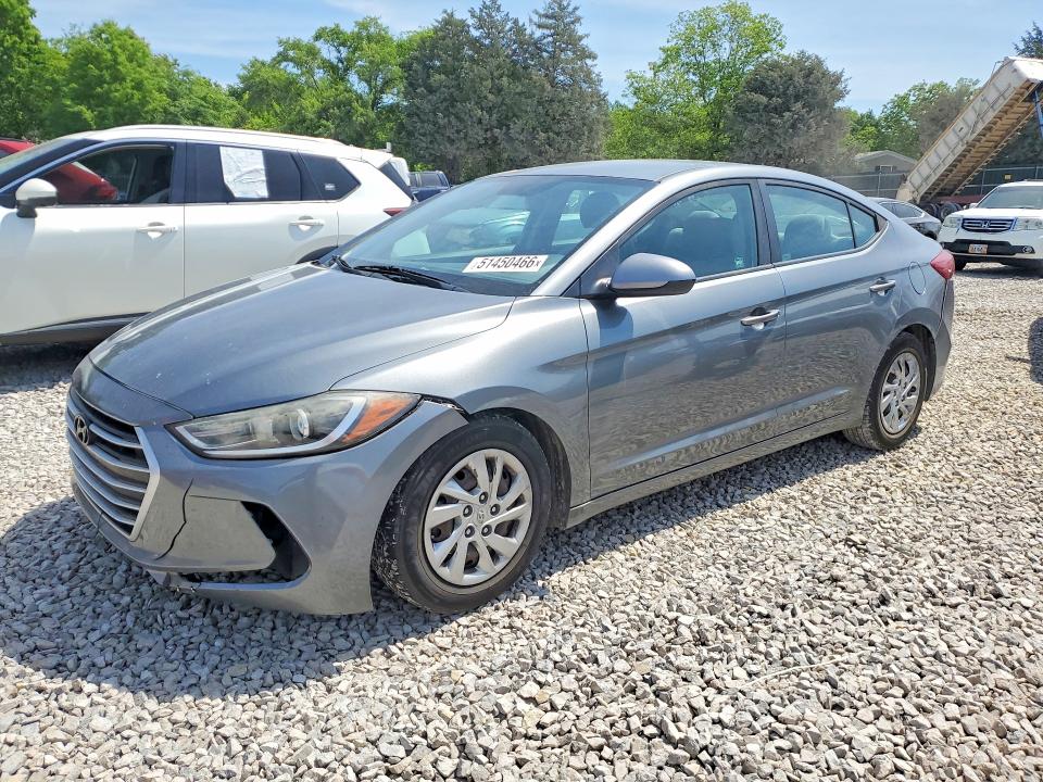 51450466 :رقم المزاد ، KMHD74LF1HU118367 vin ، 2017 Hyundai Elantra مزاد بيع