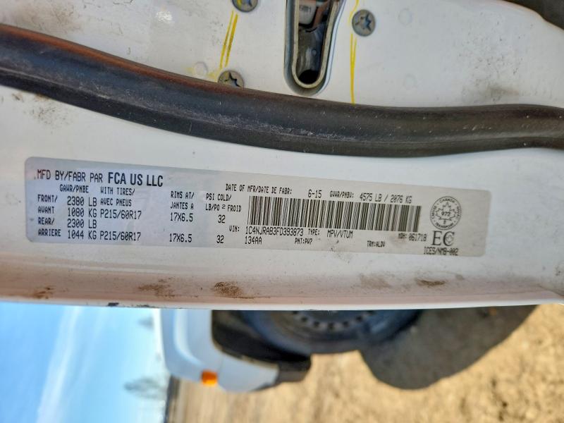 Продажа на аукционе авто 2015 Jeep Patriot, vin: 1C4NJRAB3FD393873, номер лота: 50413016