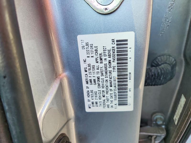 50491206 :رقم المزاد ، 19UUB3F33JA001817 vin ، 2018 Acura Tlx مزاد بيع