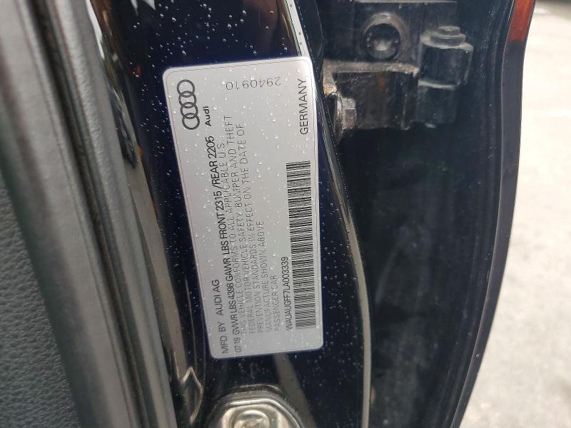 51324486 :رقم المزاد ، WAUAUGFF7LA003339 vin ، 2020 Audi A3 مزاد بيع