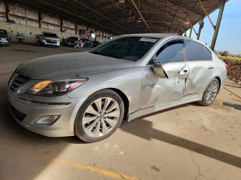 2012 Hyundai Genesis მანქანა იყიდება აუქციონზე, vin: KMHGC4DHXCU187642, აუქციონის ნომერი: 50950946