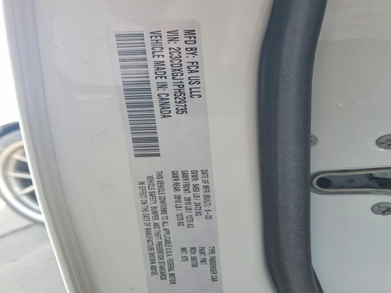 2023 Dodge Charger მანქანა იყიდება აუქციონზე, vin: 2C3CDXGJ1PH529735, აუქციონის ნომერი: 49987386