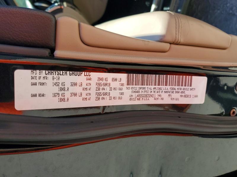 50384696 :رقم المزاد ، 1J4RS5GG5BC524211 vin ، 2011 Jeep Grand Cherokee مزاد بيع