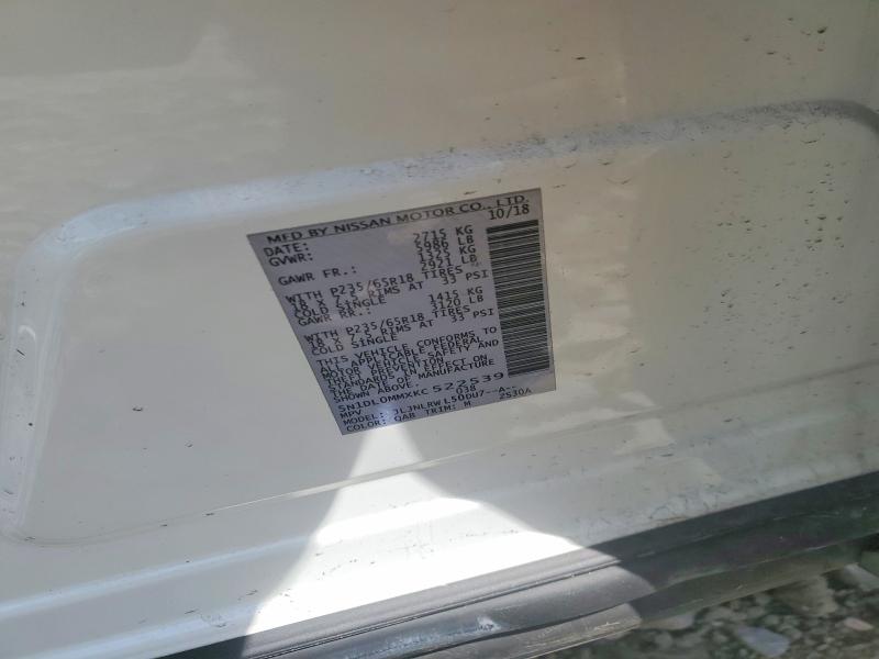 Продажа на аукционе авто 2019 Infiniti Qx60, vin: 5N1DL0MMXKC522539, номер лота: 50097086