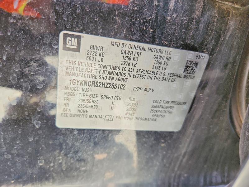 Aukcja sprzedaży 2017 Cadillac Xt5, vin: 1GYKNCRS2HZ265102, numer aukcji: 47864916