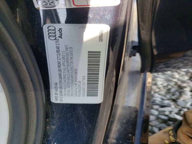 48908116 :رقم المزاد ، WAUJGAFC1CN171674 vin ، 2012 Audi A6 مزاد بيع