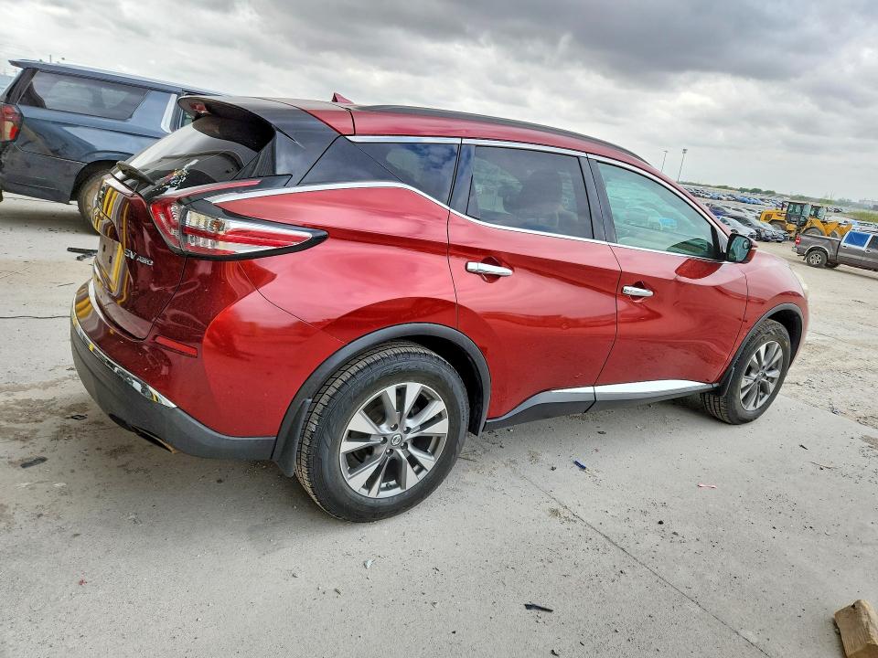 51187986 :رقم المزاد ، 5N1AZ2MH1FN271985 vin ، 2015 Nissan Murano مزاد بيع