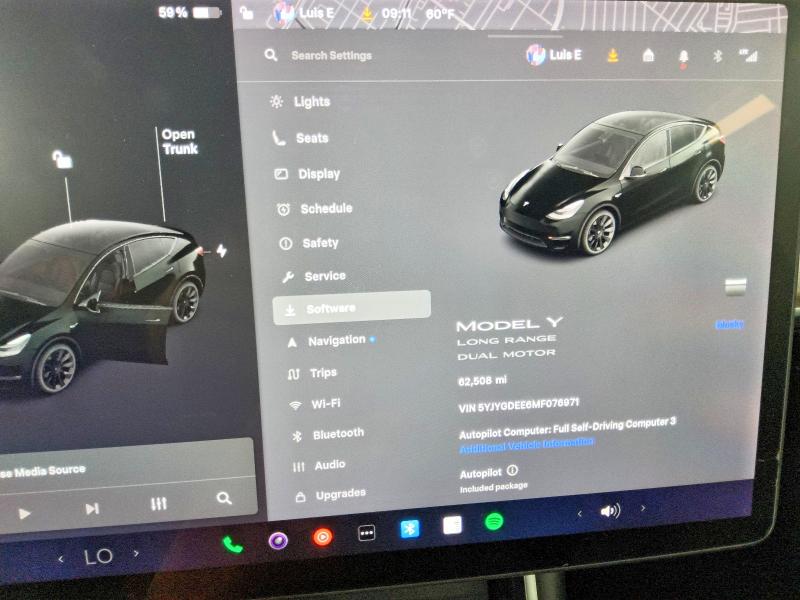 2021 Tesla Model Y მანქანა იყიდება აუქციონზე, vin: 5YJYGDEE6MF076971, აუქციონის ნომერი: 49432736